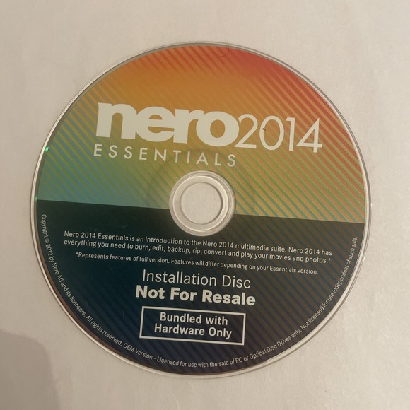 nero2014 Essentials - Picture 1 of 4